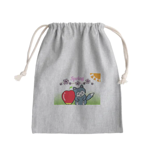 いい夢見てるかな？ Mini Drawstring Bag