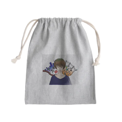 suicidal ideation Mini Drawstring Bag