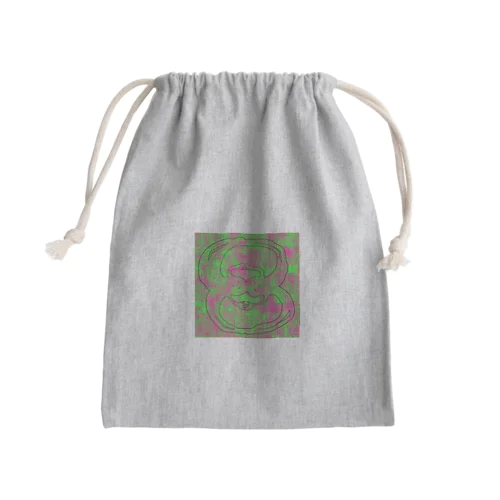 あはは楽しい Mini Drawstring Bag