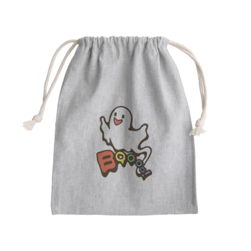 おばけちゃんばぁ!(Boo!ゴースト)カラフル Mini Drawstring Bag