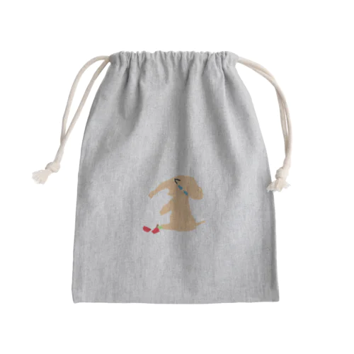 おりがみぞう Mini Drawstring Bag