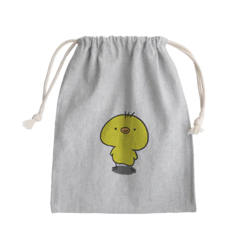 ぴよ太 Mini Drawstring Bag