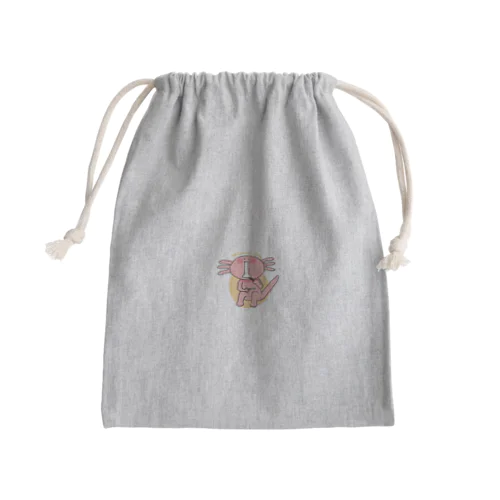 おもちウーパールーパー Mini Drawstring Bag