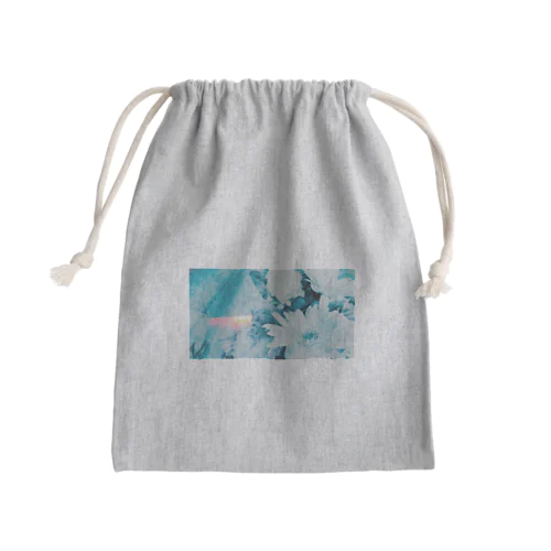 花 Mini Drawstring Bag