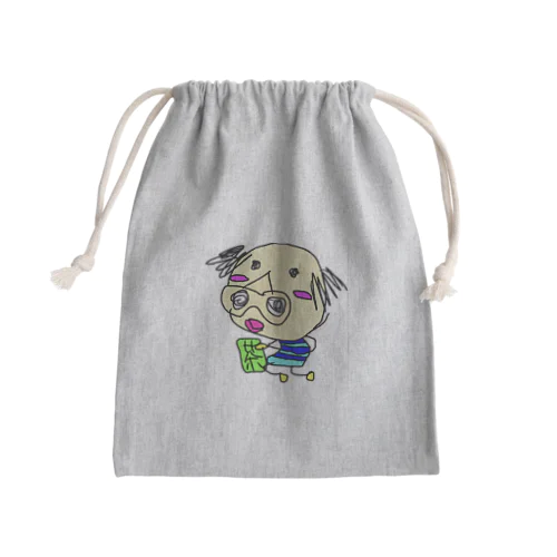 ハゲテムシリーズB Mini Drawstring Bag