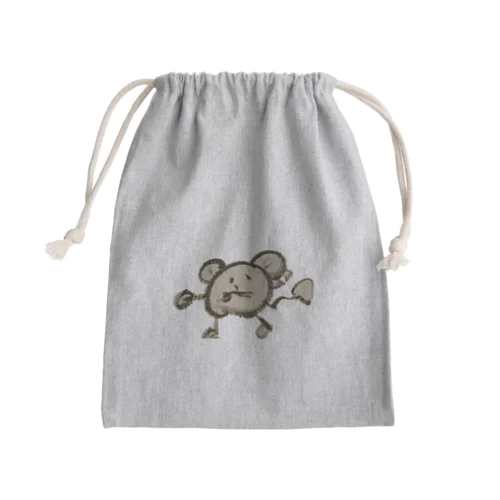 ネズミ。 Mini Drawstring Bag