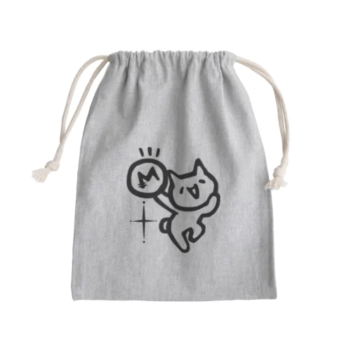 モナコインもろたモナー 単色 (SZ) GemBox Mini Drawstring Bag