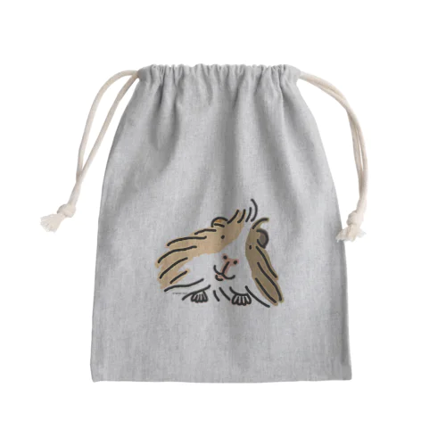 にっこりモルモット Mini Drawstring Bag