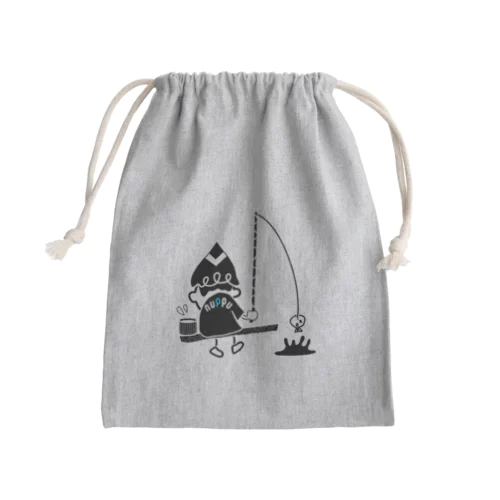 tsubomi 今日のお魚釣り Mini Drawstring Bag