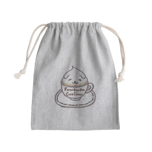 ふわわんクリイヌ Mini Drawstring Bag