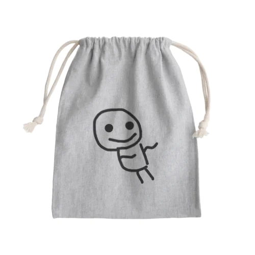 こびと (ごきげん) Mini Drawstring Bag