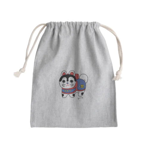 いぬはりこ Mini Drawstring Bag