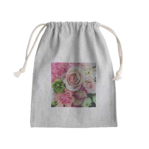 お花畑で Mini Drawstring Bag