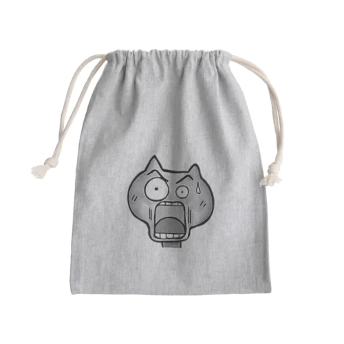 表情リアルねこ Mini Drawstring Bag