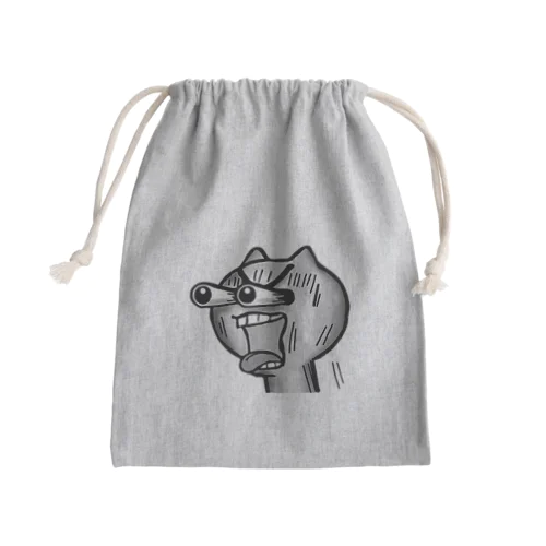 表情リアルねこ Mini Drawstring Bag