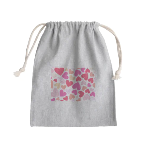 ハート Mini Drawstring Bag