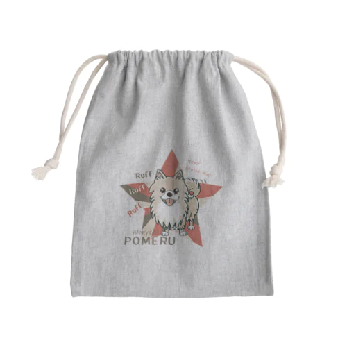 CT08olぽめるはポメラニアンＢ  Mini Drawstring Bag