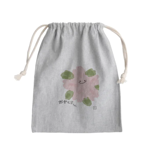 おざくらちゃん Mini Drawstring Bag