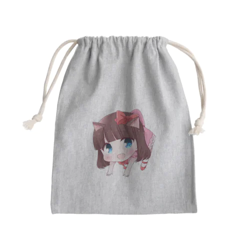 まゆみちゃん巾着 Mini Drawstring Bag