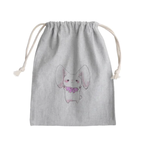 うさぎ巾着 Mini Drawstring Bag