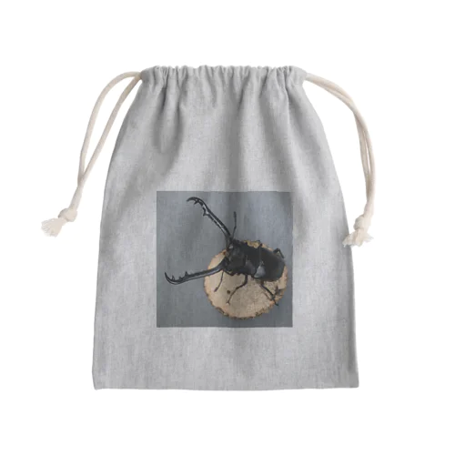 ギラファノコギリクワガタ Mini Drawstring Bag