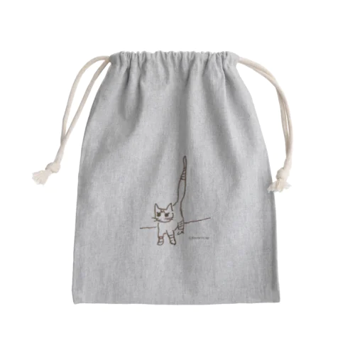 保護猫　カレー　ラクサちゃん Mini Drawstring Bag