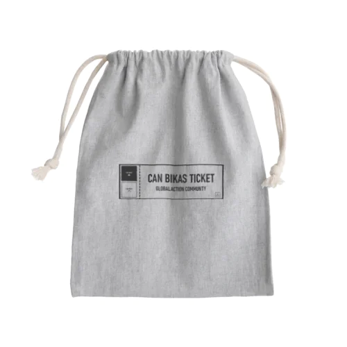 CAN BIKASきんちゃく Mini Drawstring Bag