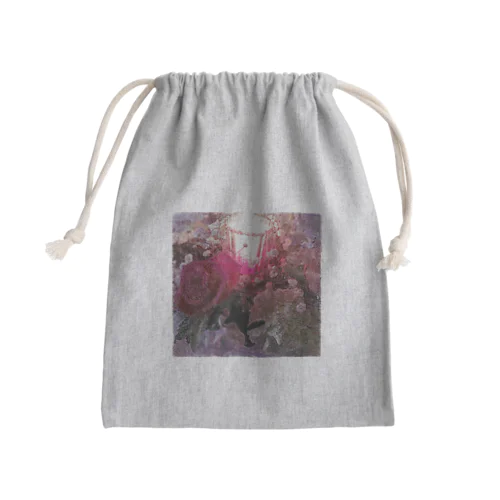 紅イ花嫁 Mini Drawstring Bag