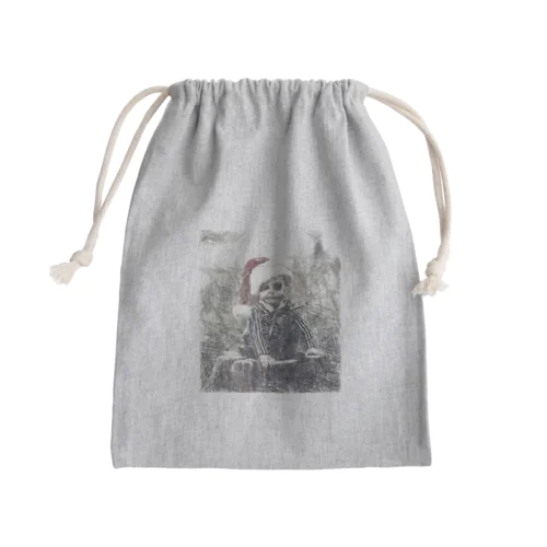 A boy who predicts death Mini Drawstring Bag