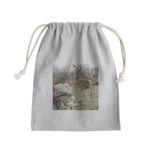 春を見つけたよ　　〜桜〜　フレンチブルドッグ Mini Drawstring Bag