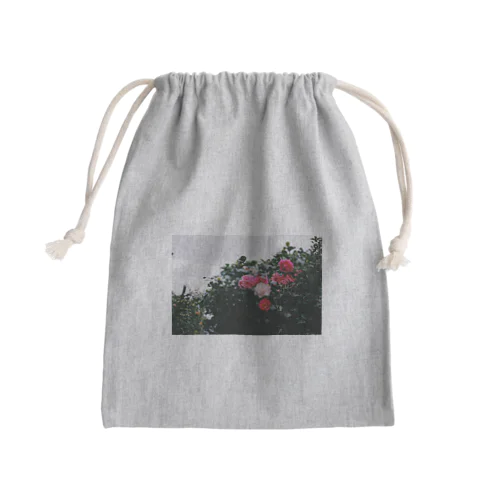 ツバキ Mini Drawstring Bag