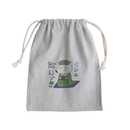 千利いぬ Mini Drawstring Bag