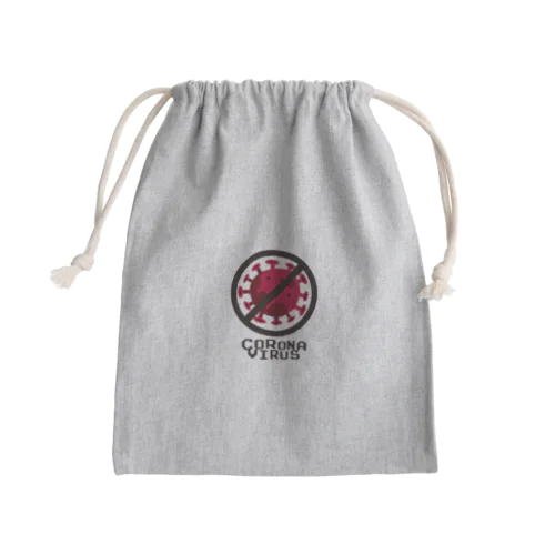 新型コレラウイルス COVID19 06 Mini Drawstring Bag