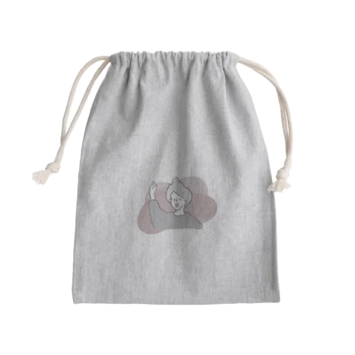 無重力ジョシ Mini Drawstring Bag