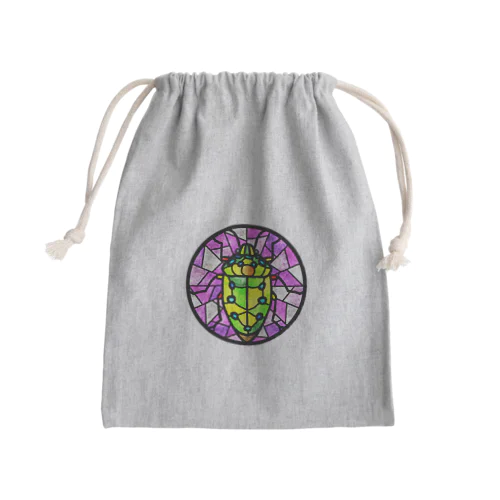 ななほしきんかめステンドグラス風 Mini Drawstring Bag