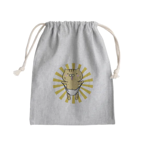 おパンツぎゅーん Mini Drawstring Bag