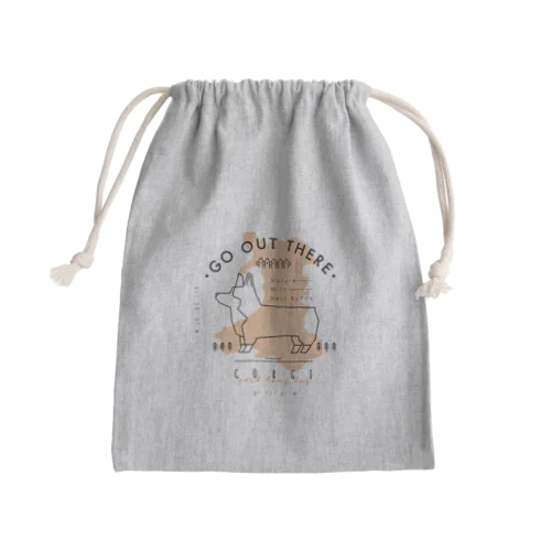 GO OUT THERE Mini Drawstring Bag
