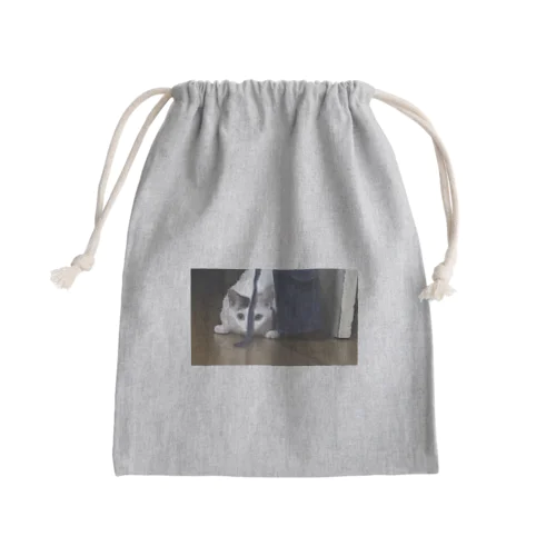 隠れ Mini Drawstring Bag