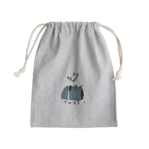 胴上げペンギン Mini Drawstring Bag