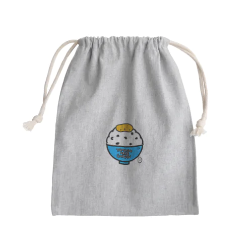 MESHI-UMAI(たまごかけごはんさん) Mini Drawstring Bag
