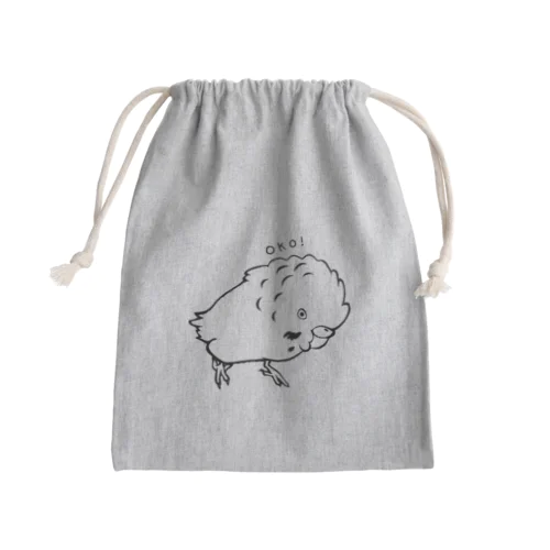 OKO！（セキセイインコ） Mini Drawstring Bag