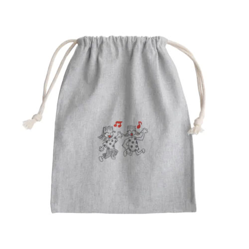 平成女児の絵② Mini Drawstring Bag