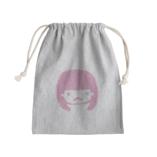 ぴんくな女の子 Mini Drawstring Bag