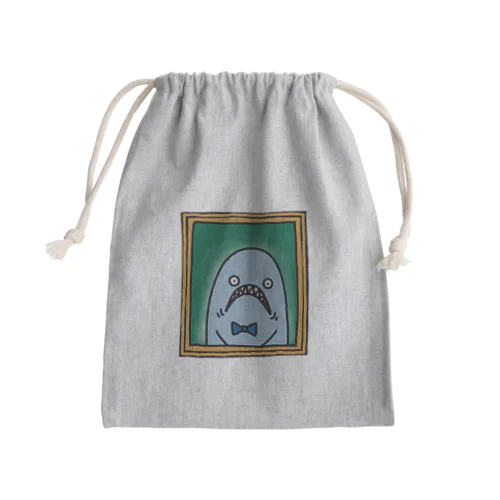 さめめ【肖像画】 Mini Drawstring Bag