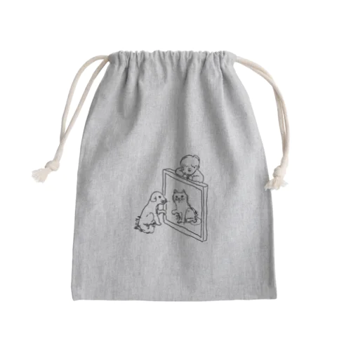 鏡 Mini Drawstring Bag