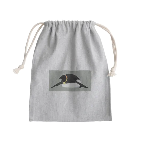 つぶやきペンギンのペン太　～命～ Mini Drawstring Bag