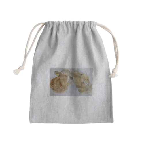 スタッフの描く牛たち Mini Drawstring Bag