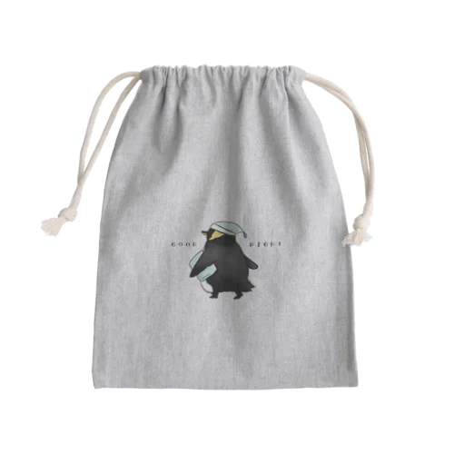 おやすみペンギン Mini Drawstring Bag