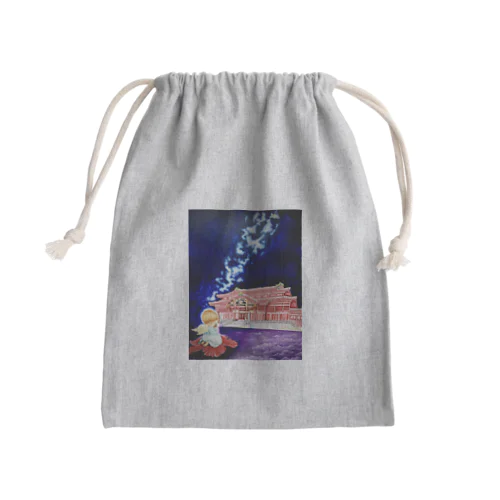 沖縄の華 Mini Drawstring Bag