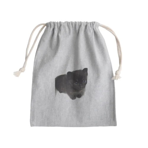 生後二週間の猫ちゃん Mini Drawstring Bag